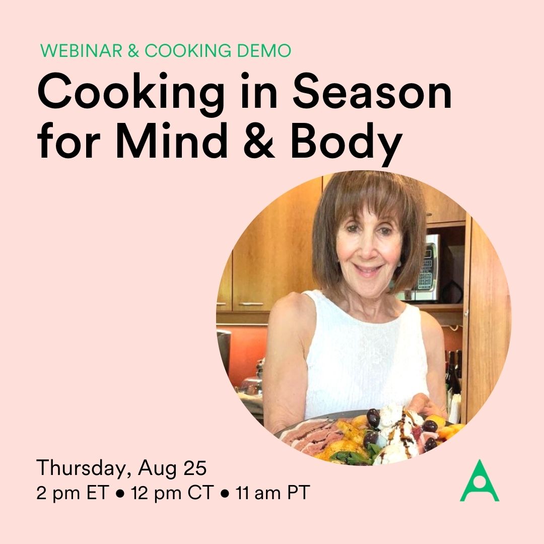 Seasonal foods as part of a healthy, active lifestyle with Rose Reisman